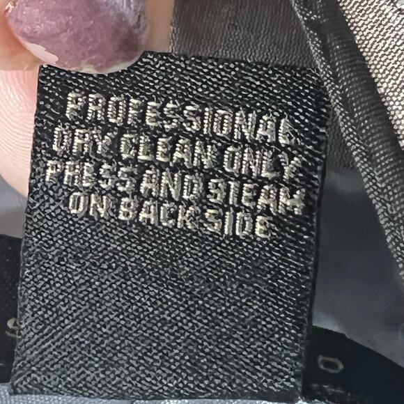 SILKLAND Woman’s Silver Silk Embellished Jacket  14  Glam Regency WhimseyGoth - Picture 6 of 6